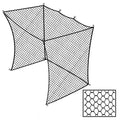 Cimarron Sports Outdoor Practice Golf Net Insert with Archery Back Black