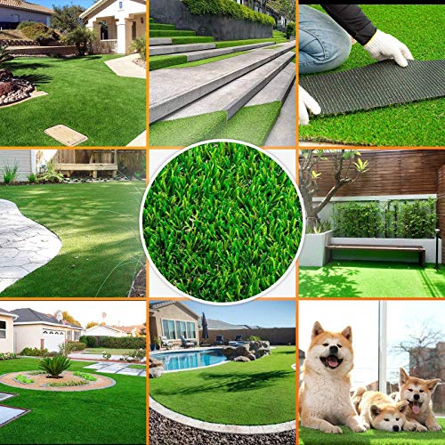 ALTRUISTIC Artificial Grass Turf Pet Grass Rug 12FT x 53FT Green
