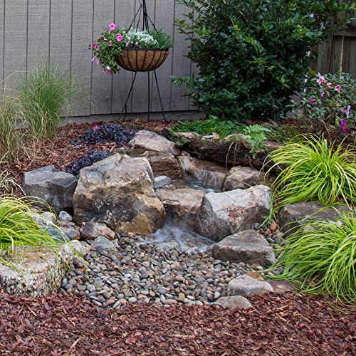 Aquascape Backyard Waterfall Fountain Kit for Landscape and Garden Black
