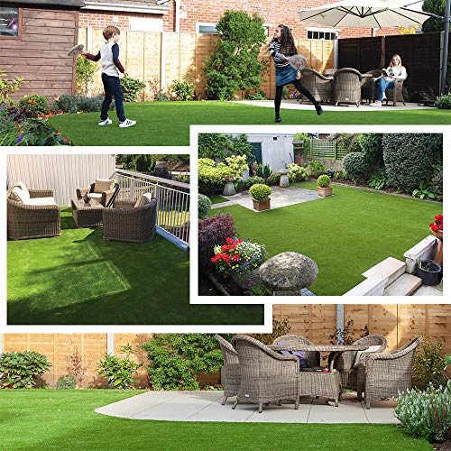 Petgrow Synthetic Artificial Grass Turf Lawn 8ft x 70ft Green