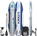 NIXY Huntington Inflatable SUP 9'6" x 32” x 6” Lightweight Stand Up Paddleboard Blue