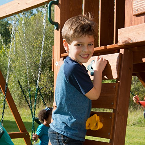 Swing-N-Slide Cedar Brook Wooden Swing Set Green