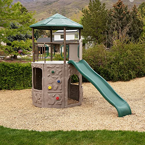 Lifetime Adventure Slide Tower Playset Earthtone