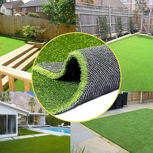 Petgrow Realistic Synthetic Artificial Grass Turf 0.8inch Green