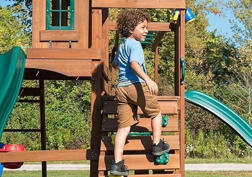Swing-N-Slide Knightsbridge Plus Swing Set Wood Green