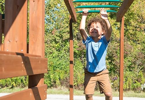 Swing-N-Slide Knightsbridge Plus Swing Set Wood Green