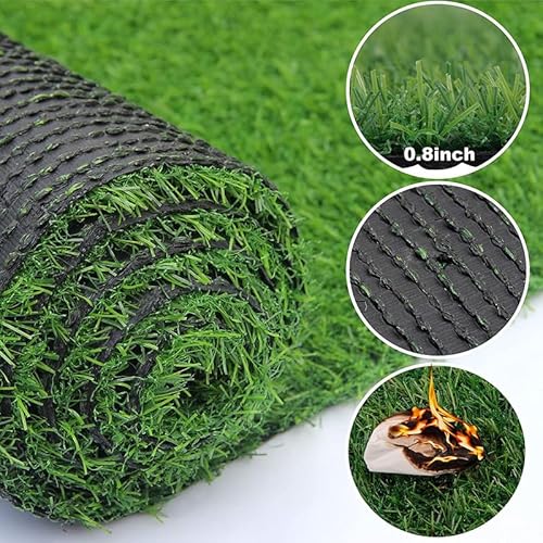 Petgrow Thick Artificial Grass Turf Mat 5 x 60ft Green