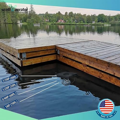 Scott Aerator Floating De-Icer for Lakes & Ponds 1/3 HP 230V Stainless Steel
