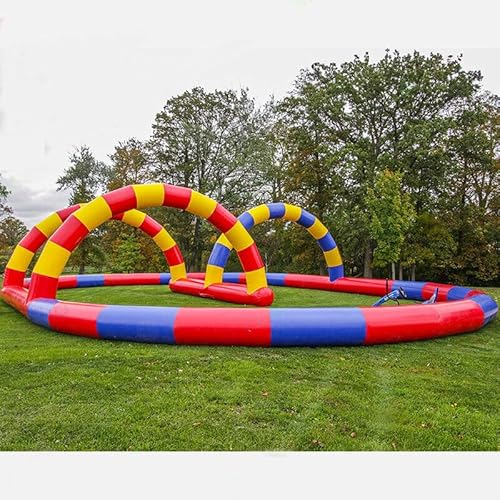 GEPAS 12x6m PVC Inflatable Go Kart Race Track As Picture Show