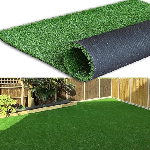 Petgrow Thick Artificial Grass Turf Mat 5 x 60ft Green