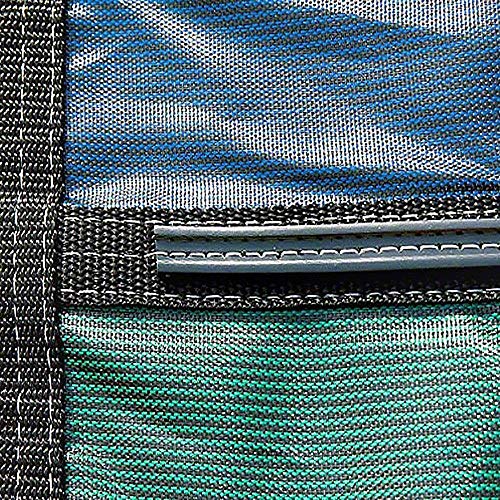 YARD GUARD Deck Lock Mesh Inground Pool Safety Cover 18'x36' Blue