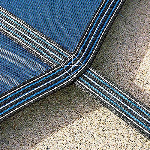 YARD GUARD Deck Lock Mesh Inground Pool Safety Cover 18'x36' Blue