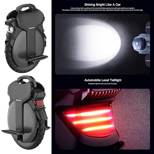 InMotion V11 Electric Unicycle with Adjustable Suspension Black