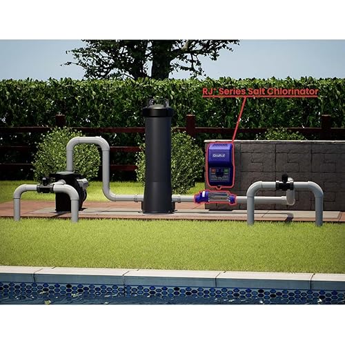 Circupool RJ30+ Salt Water Chlorination System with Titanium Cell & 7-Year Warranty