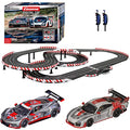 Carrera Digital Electric Slot Car Racing Track Set with Two Cars & Dual-Speed D132 Peak Performance Multi-color